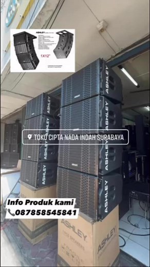 4.4K views · 58 reactions | Line Array Ashley TW112-LA Paling Laris Bisa Passive / BiAmp MF 1*12 Inc HF 1*3 Inc Harga Terjangkau 5 jt sekian Dapat Full Buil Up Dari Pada Castom In solusinya Info Produk Ashley ☎️  WA & Telp 087858545841 (Rosid ) Link WhatsApp https://wa.me/+6287858545841 Toko Cipta Nada Indah Bisa Langsung Ke Toko Atau Kirim Via Ekspdisi Alamat Jl Genteng Besar No 39A Surabaya ( Pasar Genteng ) | Toko Cipta Nada Indah Surabaya | Facebook
