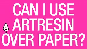 Yes, you can use ArtResin epoxy resin over paper, but since paper is available in so many different qualities and thicknesses, it's always a good precaution to seal your paper first before you resin. You can use ArtResin on a variety of paper including photo paper, watercolor paper, drawing paper, tracing paper, linen paper, origami paper, Yupo paper, etc. 💡TIP: It's best practice to seal your paper first with a brush on or a spray sealant before you resin will create a barrier and prevent the 
