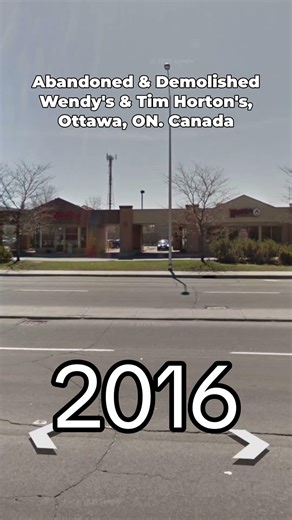 Abandoned & Demolished Wendy's & Tim Horton's, Ottawa, ON. Canada
