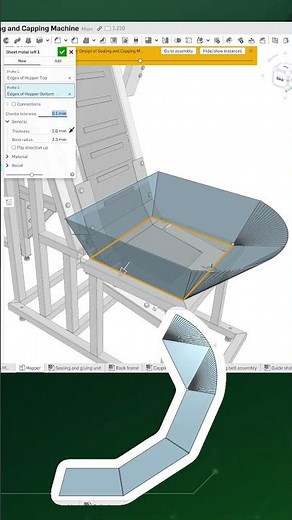 🆕 Sheet Metal Loft in Onshape