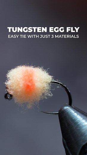 2.9K views · 733 reactions | The Tungsten Egg Fly in 10 Seconds |...