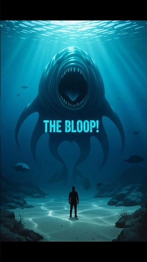 The Bloop: Iceberg or Sea Monster?#sciencefacts #shorts #deepsea #thebloop #creatures #scary