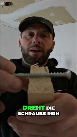 Decke einstellen Mit Justierschrauben kinderleicht!