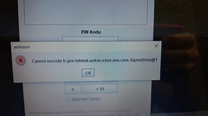 Cannot encode tr.gov.tubitak.uekae.esta.asn.cms.SignedData@1 hatası çözümü