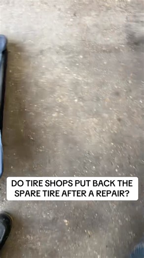 Do tire shops put back the spare tire after a tire repair? | Clawboss NJ | Facebook
