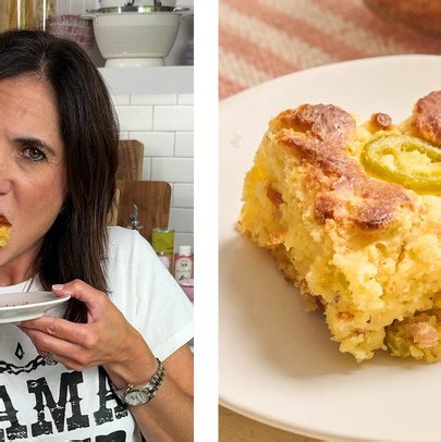Jalapeño popper butter swim cornbread recipe