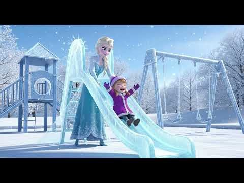 Elsa and Her Daughter Play Freeze at the Magic Playground ❄️