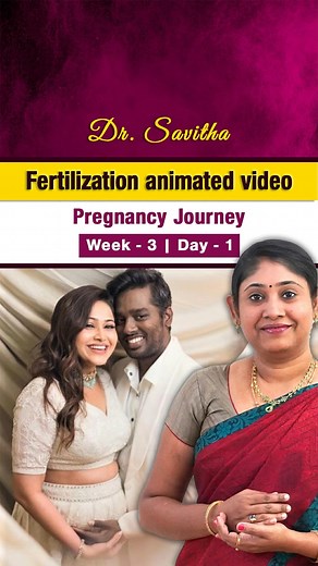 Dr Savitha Ashok | 15. Fertilization Animated Video #srichakrahospital #udumalpet #fertilityawareness #fertility | Instagram