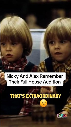 Nicky And Alex Remember Their Full House Audition #shorts