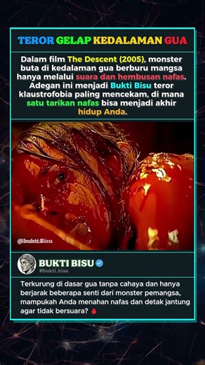 Satu Tarikan Nafas Langsung Mati! Adegan Horor Gua Paling Bikin Merinding (The Descent) 😱🩸