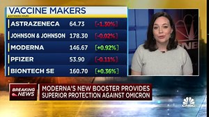 Moderna's new Covid booster provides superior protection against omicron