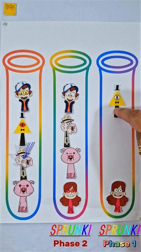 Sprunki 🎵 Gravity Falls 🌳 Dipper 🧢 Bill Cipher 🟨 City Boy 👮‍♂️ Mabel 👧 Waddles 🐷 Challenge 🧪