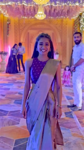 Raja Rani Coaching | Transforming Lives ✨ on Instagram: "Priya Ma’am rocked this halter neck blouse at her friend’s function, Pairing it beautifully with a saree! Do you love this look? Tell us in the comments! Want to learn how to make this blouse, join our Blouse Mastery Class today! Link In Bio #rajaranicoaching #priyamg #fashiondesign"
