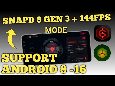 Unlock 120fps Android + Snapdragon 8 Gen 144FPS No-Root 100% Working | Max FPS Fix Lag - No Root