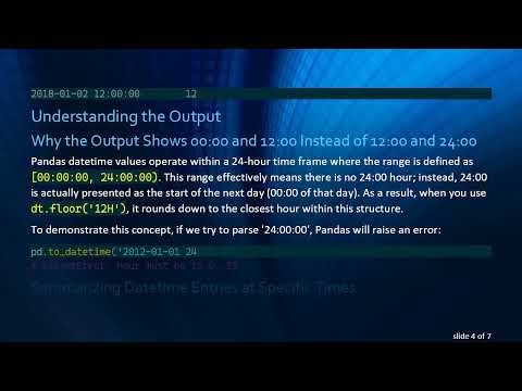 Understanding dt.floor Count Every 12 Hours with Pandas