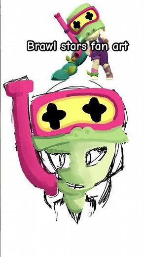 Alli from Brawl stars fan art #art #drawing #digitalart