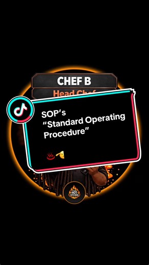 Consistency & Support via SOP (Standard Operating Procedure) ✅🫡 Consistency is the secret sauce that turns a one-time customer into a regular ❤️‍🔥🫡 The foundational pillar for scaling a food business, transforming it from a vision, to your local spot into a trusted brand. In the Hot Kitchen experience high-quality food, delivering the same quality taste, and experience every time! Common food business SOP’s: Kitchen: Opening/closing checklists, equipment maintenance. Hygiene: Diligent cleanin