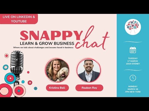 Learn & Grow Snappy Chat w/ Creator & Founder of reKro, Reuben Roy