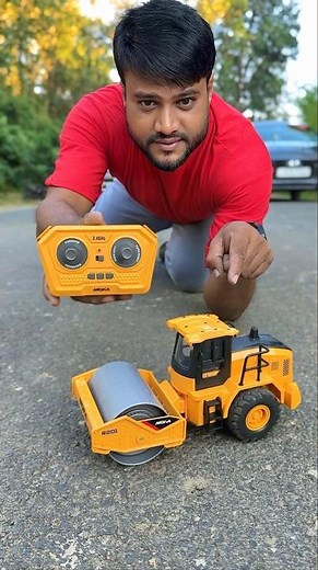 2.4G Remote Control Road Roller Truck Unboxing bhai