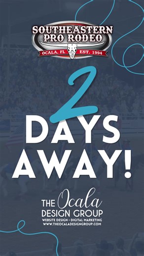 Only two days until the Southeastern Pro Rodeo at the Livestock Pavilion, and we are getting excited. We are proud to be a sponsor of an event that brings so much energy and community spirit to Ocala. There is nothing better than being part of something that brings local families, businesses, and friends together. We are looking forward to seeing everyone there and being part of the action. Be sure to stop by our booth and say hello while you are out enjoying the rodeo. www.theocaladesigngroup.c