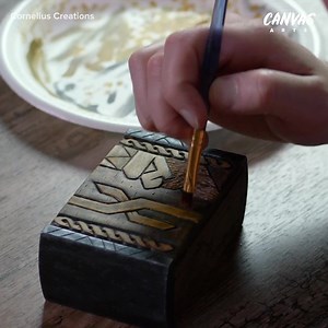 82K views · 489 reactions | The carving process can be strenuous but the final result is always worth it  | Canvas Arts | Facebook