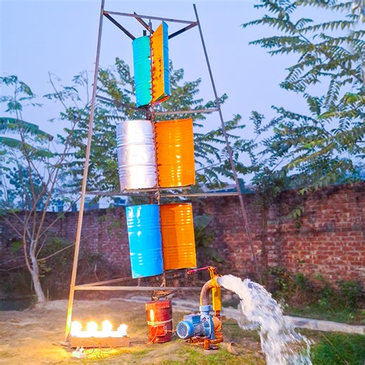 Homemade Big Wind Generator for make electricity / free energy | Rana Craft