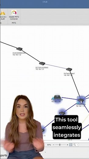 UVexplorer & PRTG for Better Network Monitoring #networkarchitecture #networkdiagram