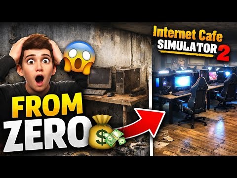My First Day in Internet Cafe Simulator 2 😱 | Starting From Zero