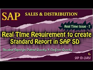 How to create standard report in sap | #sap query #sapquery #sap #sapsd #sapsdtutorials #sapsdguru