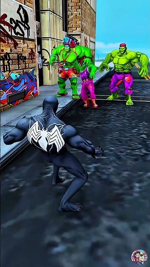 🔥 Oh My God! SMASH HULK?! 😱💥 | Hulk × Spider-Man × Venom NEXT LEVEL FUSION | GTA 5 Shorts #shorts