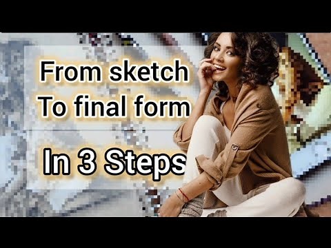 Realistic Figure Drawing in 3 Steps – From Sketch to Final Form
