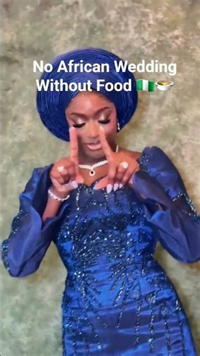 No African Wedding Without Food 🇳🇬🍲 | Nigerian Wedding Shorts