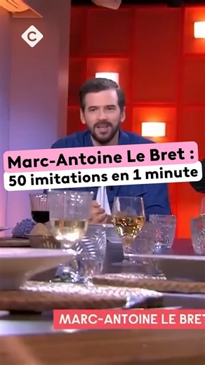 50 imitations en 1 minute, c’est le défi lancé à Marc-Antoine Le Bret ! Va-t'il y arriver ? La réponse en vidéo. #CàVous | C à vous