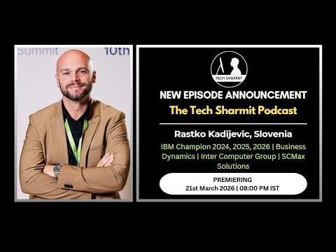 Rastko Kadijevic on Asset Intelligence & Digital Transformation | The Tech Sharmit Podcast