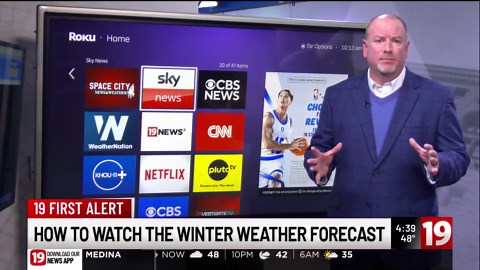 How to stream the 19 First Alert Winter Weather Forecast