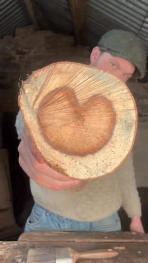 Eoin Reardon on Instagram: "The Heartwood Heart #woodworking #craft #heart #heartwood #carving"