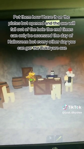 Hope this helped #roblox #lumbertycoon #endtimes #rukiryaxe | axe