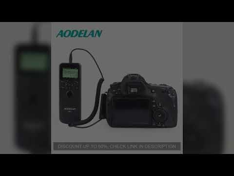 AODELAN Time Lapse Intervalometer Timer Remote Control Shutter Release for Canon Nikon Sony Panasoni
