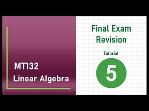 MT132 Final Revision Chapter 5