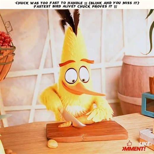“Chuck Too Fast ⚡ (Blink & Miss)”#shorts #viral #animation #cartoon #shortsfeed #Chuck #angrybirds