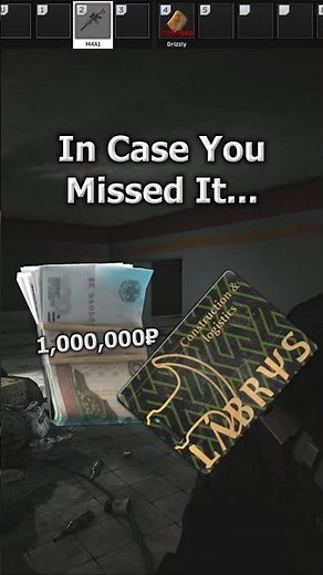 Get a Free Labrys Keycard & 1M on Tarkov! #tarkov #eft #gaming #shorts