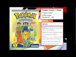 [HQ] Original Pokémon Theme Song Full (With Lyrics) Indigo League