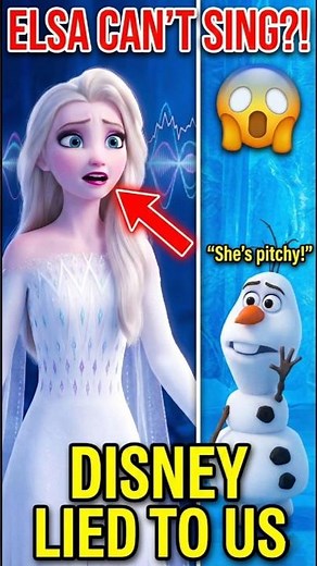 Frozen’s SHOCKING Secret EXPOSED 😱 Elsa’s Voice Was NEVER Perfect?! 🤯