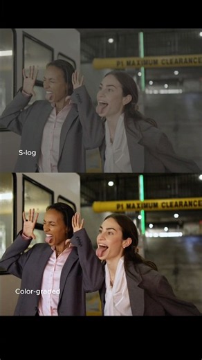 S-Log vs. Color Graded