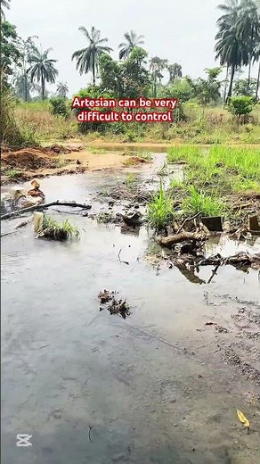 Controlling an Artesian well #water #geology #drilling