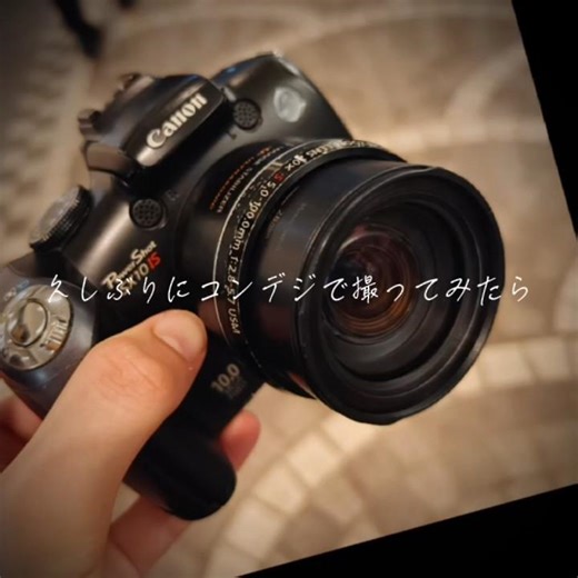 久しぶりに一番最初に手にしたカメラ（コンデジ）で撮ってみたら