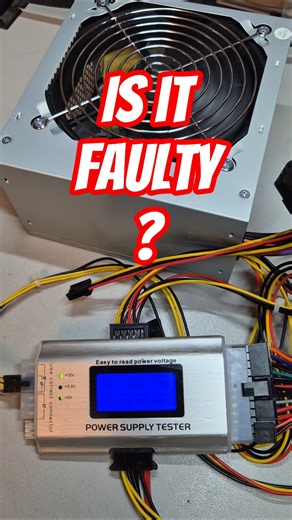 Quick test of a ATX PC power supply.