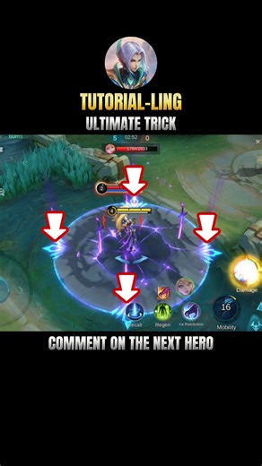 Tutorial Ling | Ultimate Trick | Mobile Legends #mobilelegends #mlbb #mlbbtutorial #lingmlbb