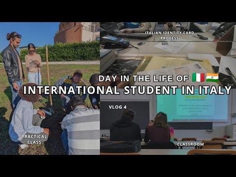 Day in the Life of an International Student in Italy 🇮🇹 | Classes, Campus & Daily Routine #abroad