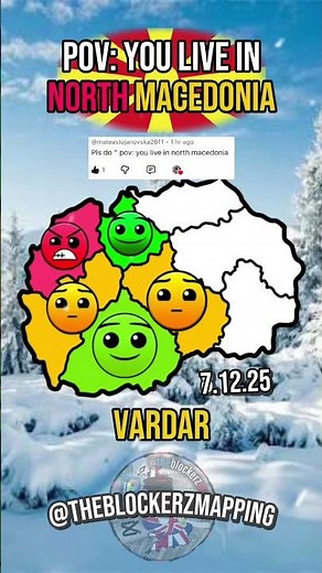 POV: You live in North Macedonia 🇲🇰 #mapping #map #geography #northmacedonia
